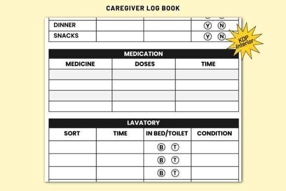 Download Caregiver Daily Log Book - Log Collection