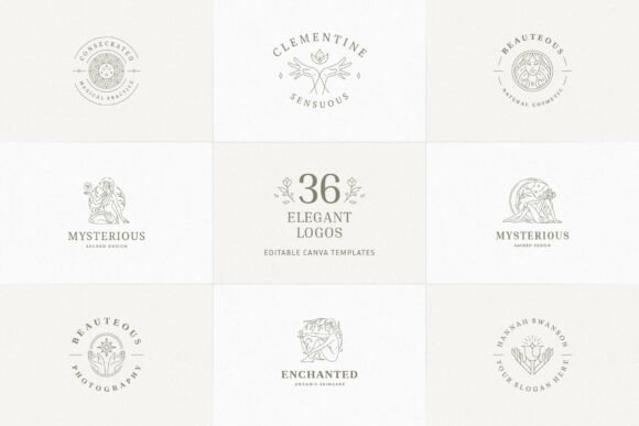 Download 36 Elegant Logo Templates | Canva - Log Collection