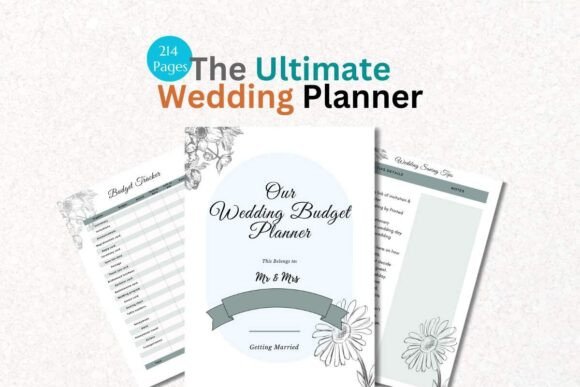 Download PLR Wedding Planner Canva Editable - Wedding planner Collection