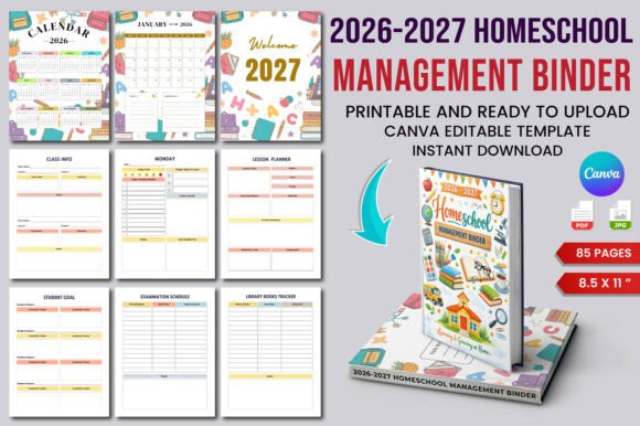 Download 2026–2027 Homeschool Management Binder - School Collection
