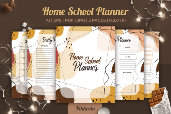 Download Homeschool Planner | KDP Interior - School Collection