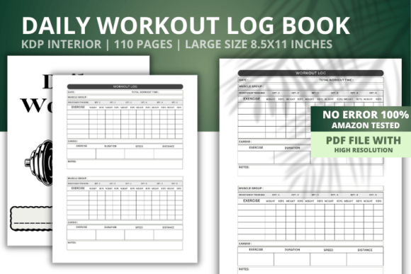 Download Daily Workout Log Book Interior - Log Collection