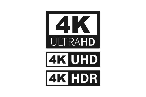 Download 4K Ultra HD Label. High Technology. - Premium Resources