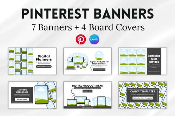 Download Pinterest Banners, Pinterest Covers - Premium Resources