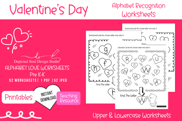 Download Valentine's Day Worksheets| Homeschool - School Collection