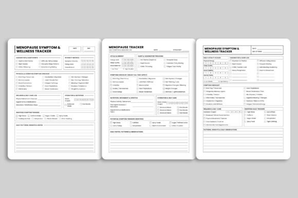 Download Menopause Log Book KDP Interior Layout - Log Collection