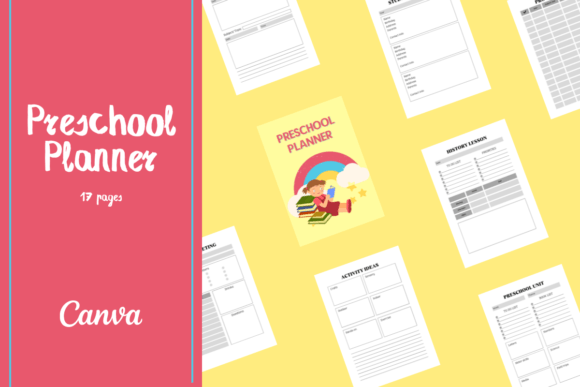 Download Preschool Planner | Homeschool Canva - Premium Resources